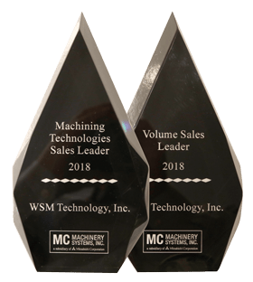 Mitsubishi EDM trophy for 2018 Machining Technologies